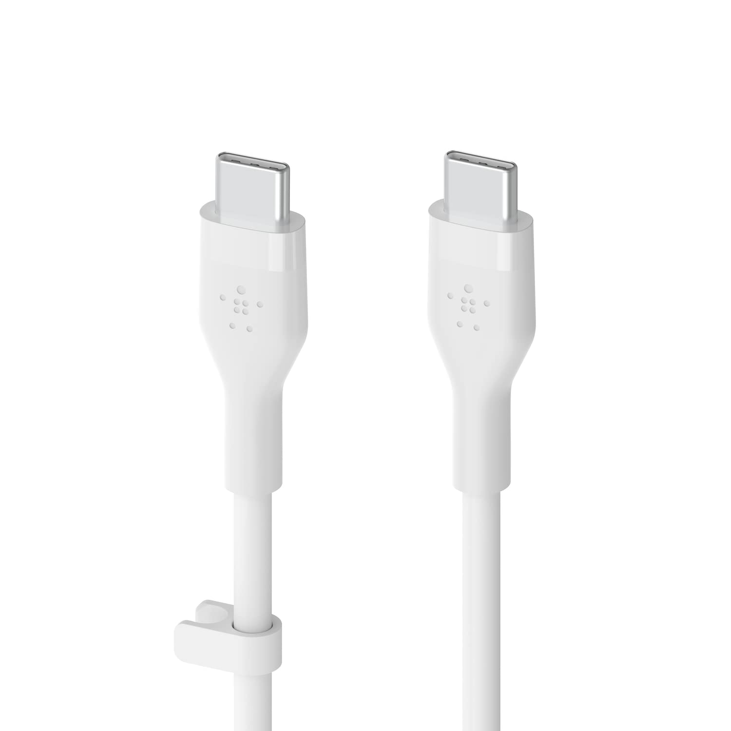 Belkin BoostCharge Flex USB-C to USB-C Silicone Cable, 3M - White Belkin BoostCharge Flex USB-C to USB-C Silicone Cable, 3M - White